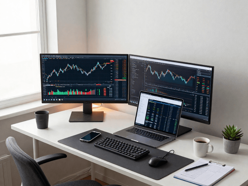 MetaTrader 5 官网内的加密交易工作台，展示外汇和数字资产交易界面，以及安全工具和分析平台。