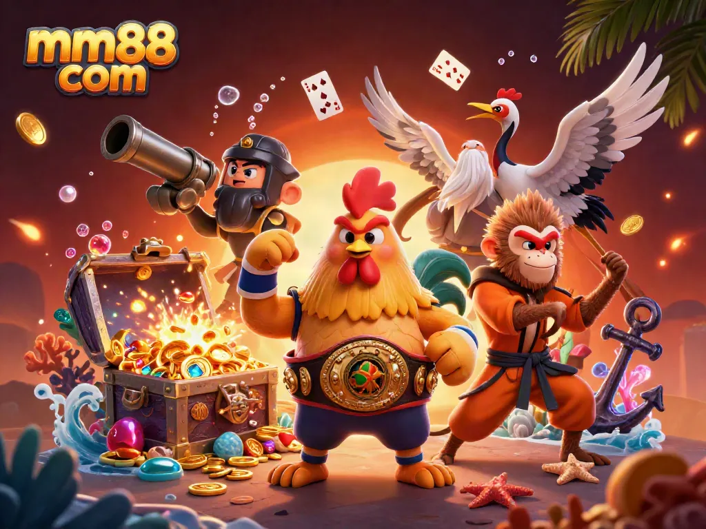 Experience the thrill of mm88 com with dynamic casino characters and vibrant game elements.