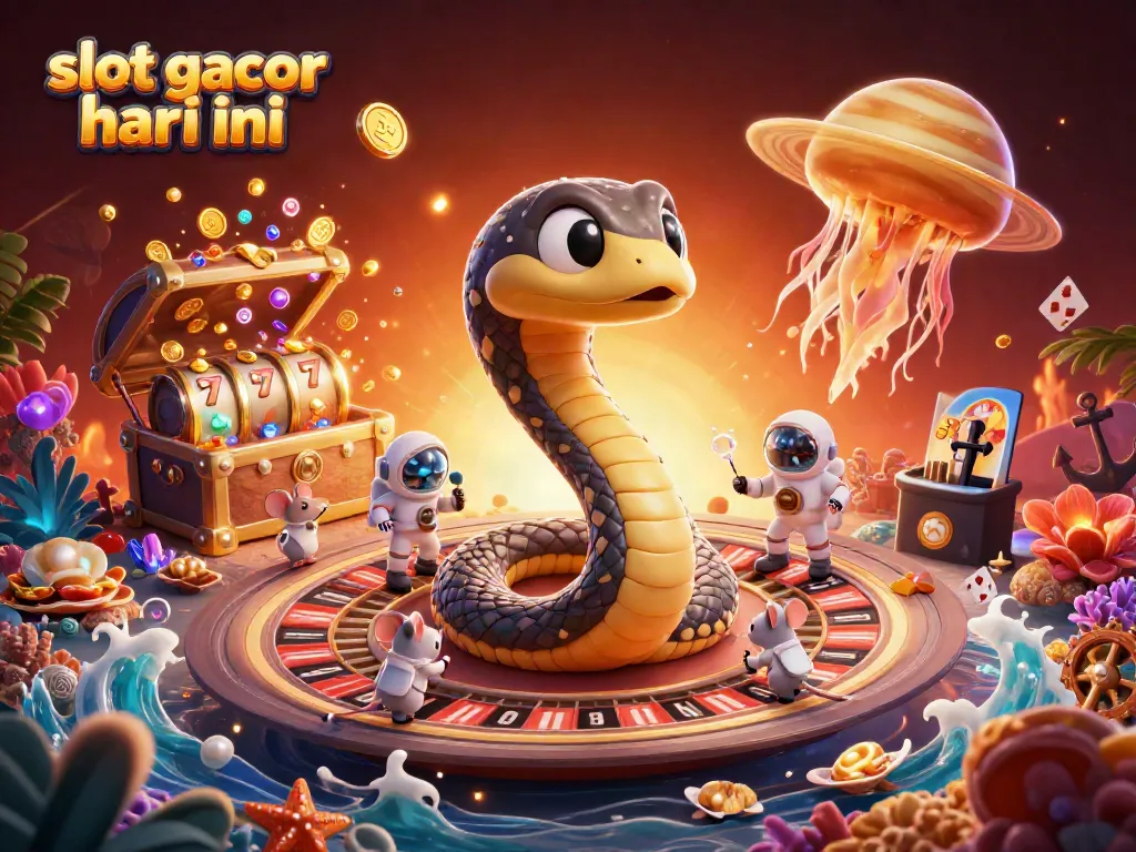 Spin the reels and win big at slot gacor hari ini with a cosmic casino adventure featuring vibrant 3D characters.