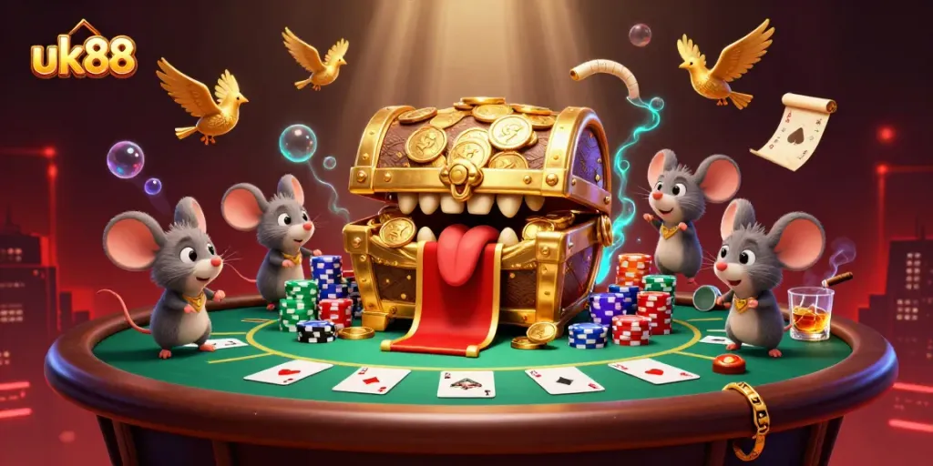 Capture the thrill of winning at uk88, where adventurers meet riches in a vibrant digital casino scene.