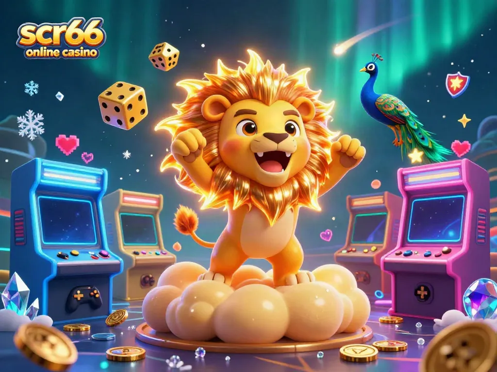 Experience thrilling gameplay at scr66 online casino, featuring vibrant characters and dynamic casino elements.
