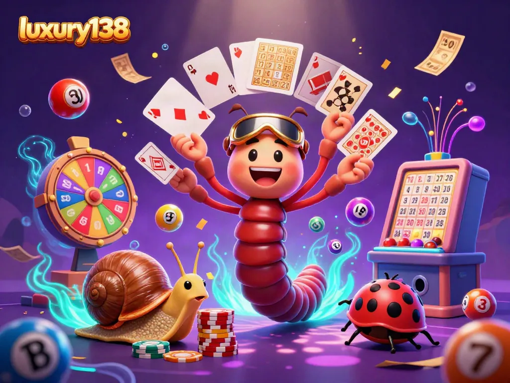 Experience thrilling gameplay on luxury138 as a millipede dealer elegantly handles cards amidst a vibrant casino scene.