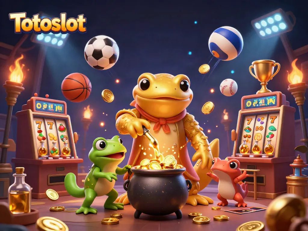 Totoslot menampilkan alchemist salamander emas dalam permainan kasino yang menakjubkan dan slot berputar.