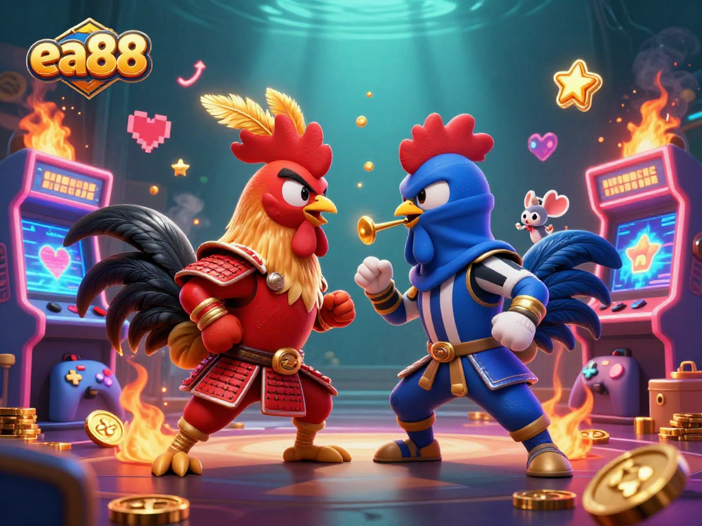 Engage with exciting 3D chicken duels at ea88's vibrant casino fighting games.