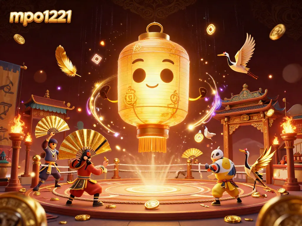 Experience the vibrant mpo1221 casino with dynamic lantern spirits, lucky symbols, and immersive gaming elements.
