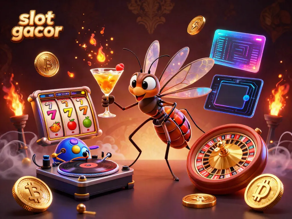 Engage with thrilling slot gacor action featuring unique casino characters and vibrant gaming elements.